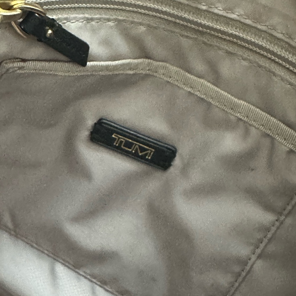 Tumi Black and Red Crossbody Bag - Picture 4 of 4
